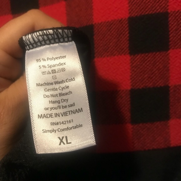 Buffalo plaid XL LuLaRoe Amelia! - Picture 4 of 4